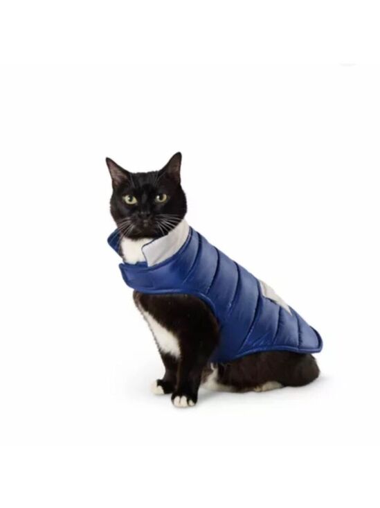Top Paw Other - Top Paw Adjustable Dog Puffer Jacket Navy XXS